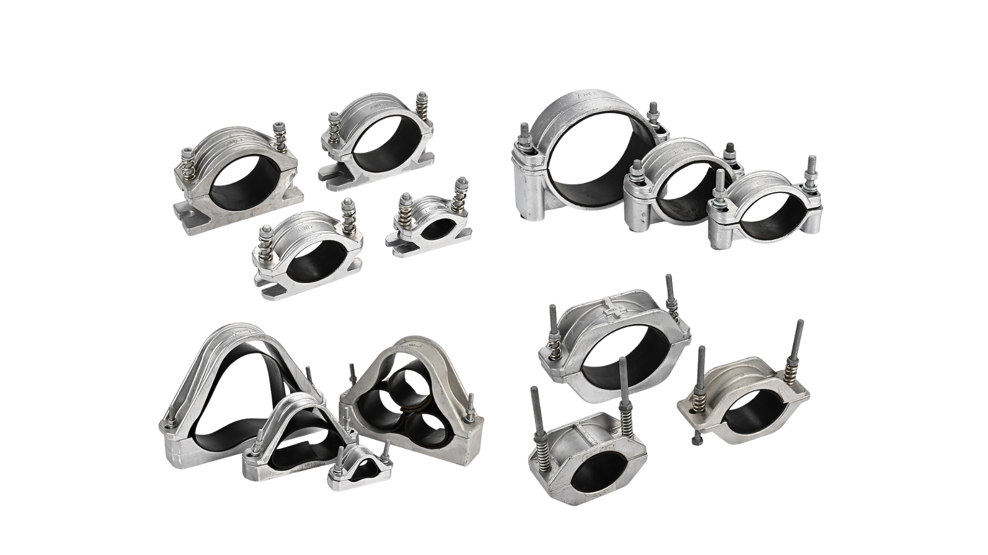 Image of various aluminium alloy clamps